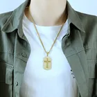 Jewelry Necklace Cross Pendant Luxury Jewelry Chain Necklace Bling Big Crucifix Pendant Hip Hop Style