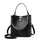 Women Handbag Fashion Women Bag Bucket Women Tote Handbag Bag PU Leather Shoulder Bag Lady