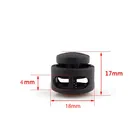Toggle KAM Cord Locks End Spring Stop Toggle Stoppers Plastic Spring Fastener Cord Lock For Drawstring