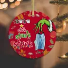 Family Christmas Family Sublimation Home Quarantine Personalized Christmas Decoration Christmas Ornaments In Bulk
