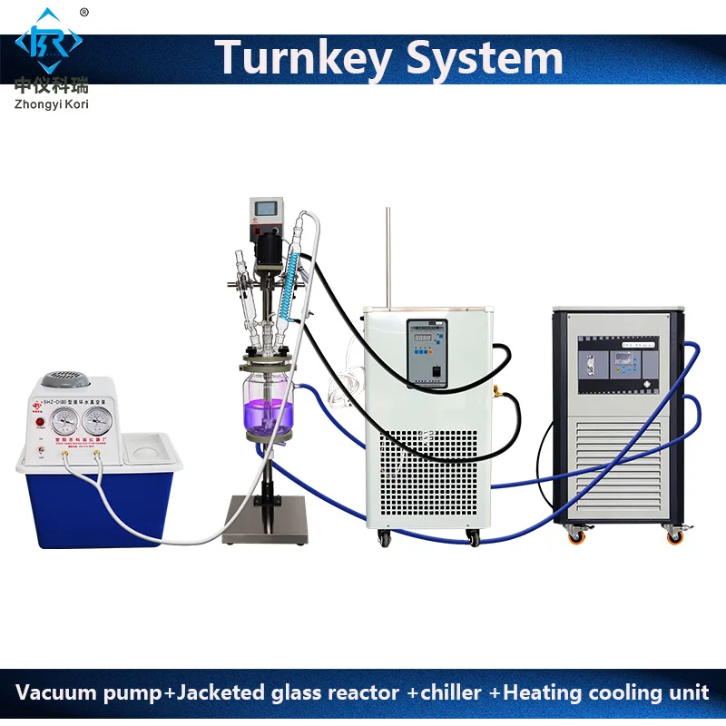 SF-200l    200L Jacketed Glass Reactor price