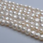 Pearl Necklace Near 7-10mm Baroque Freshwater Pearl Necklace Strand For Pearl Necklace