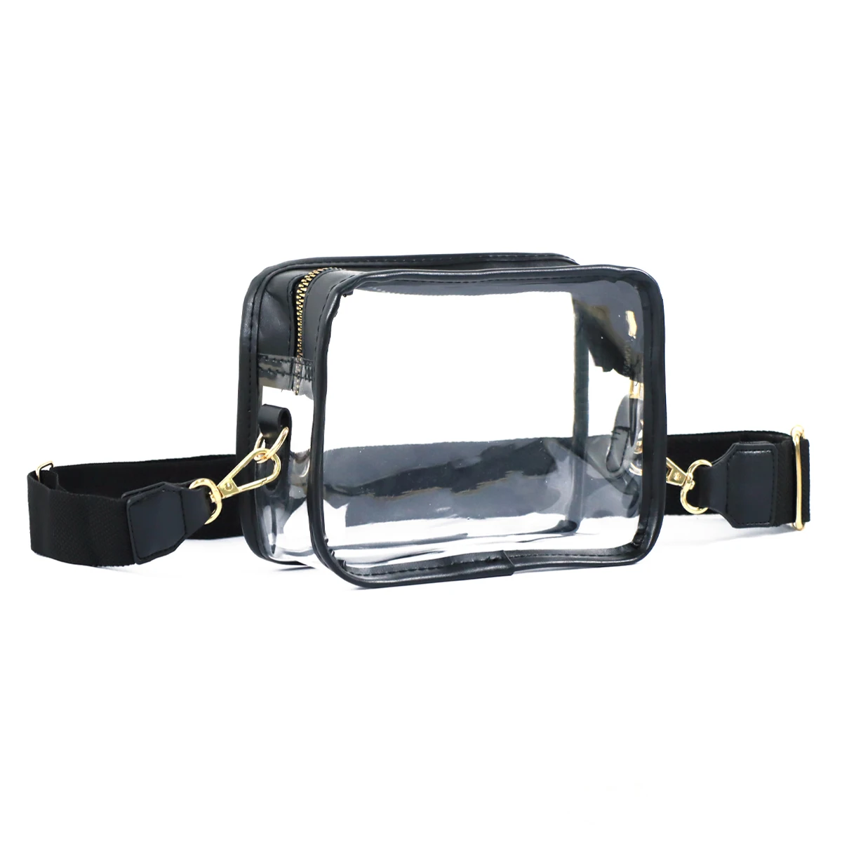 PVC Bag Transparent Envelope Fanny Pack Stadium Approved Clear Purse Bag for Concerts Sports Events