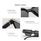 Sunglasses Sunglasses Green Custom Logo Luxury Temperament Mens Sunglasses Green Tortoiseshell Personality Square Sunglasses