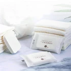 Towel 20Pcs/Bag FREE SAMPLE Disposable Hotel Restaurant Tablet Bath Cotton Towel Travel Wipes Compressed Face Cloth