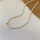 Pearl Light Luxury Natural High Quality Elegant Fresh Water Pearl 18k Gold Necklace