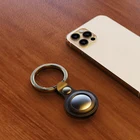 China Manufacturers Custom For Airtag Tracker Accessories Protective Cover PU Leather Case For Apple Airtag