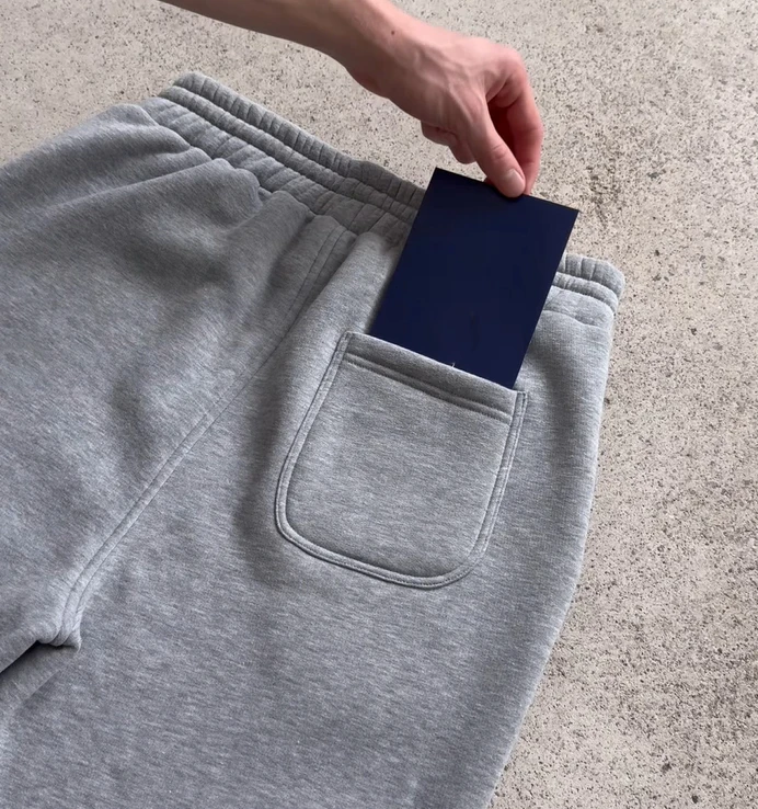 Wholesale Custom Men's Cotton Polyester Solid Plain Essentials Neoprene Open Leg Zip up Blank Sweatpants Jogger Man manufacture