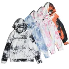 Tie Dye Hoodie High Quality Blank Tie-Dye Hoodie Custom Logo Cotton Tie Dye Hoodie Set Men Tie Dye Hoodie
