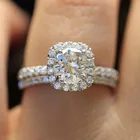 Diamond Round Ring Round New Sparkling Diamond Round Ring Engagement Ring Mmoissanite Diamond Wedding Ring