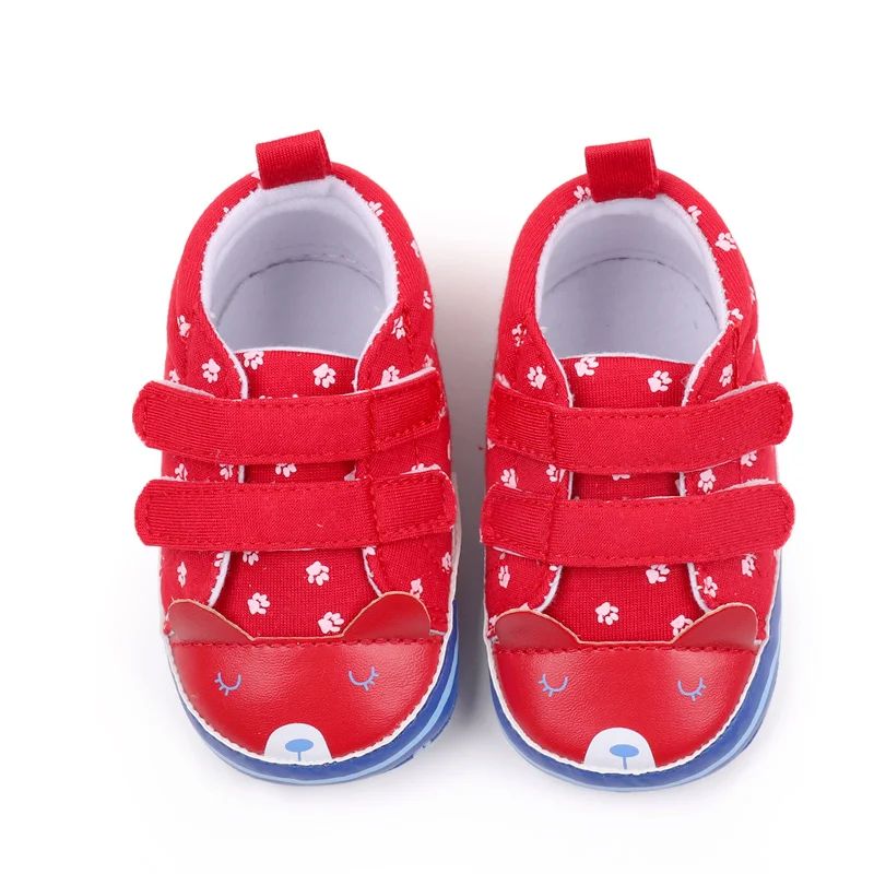 Double Hook&Loop for Spring Autumn Summer-0-18 Months Baby and Toddler Casual Shoes Flat Design supplier