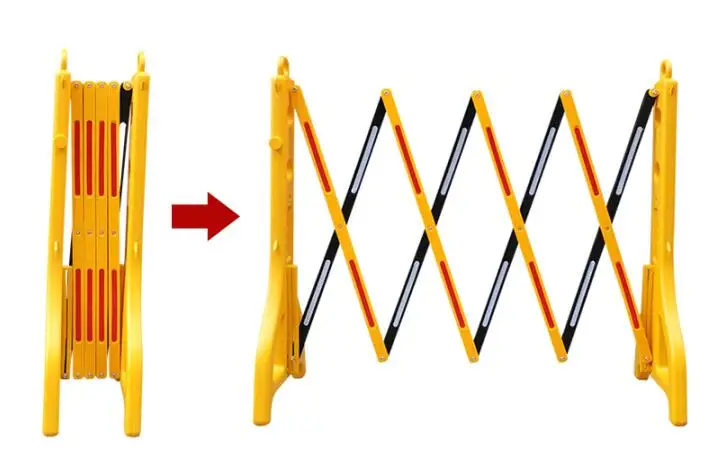 Wholesale Expandable PE Plastic Fence Temporary Portable Crowd Control Barrier Foldable Traffic Road Safety Measures factory