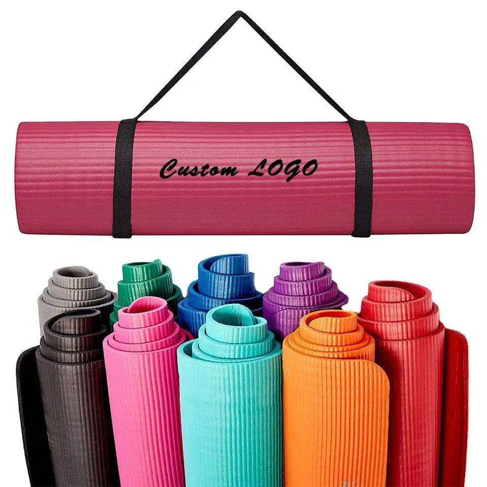 Extra Thick High Density Anti Tear Exercise Balance Nbr Yoga Mat In