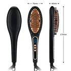 PRITECH Professional Ceramic Ionic Electric Hot Comb Hair Straightener Brush