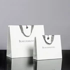 Paper Bag Wholesale Custom Logo Printing Clothing Packing Luxury Paper Gift Bag With Pp Or Satin Handle