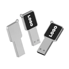 Pen Drive New Square 1gb 2gb 4gb Logo Brand 8gb 16gb Light Usb Pen Drive Metal Usb Flash Drive
