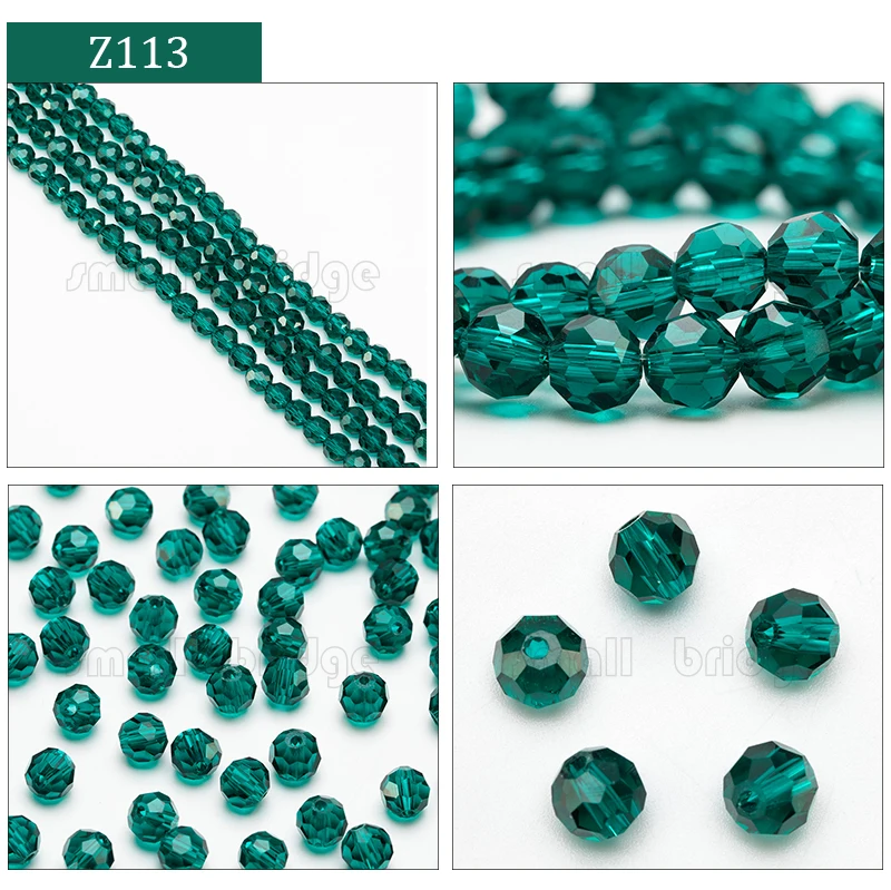 product 3 4 6 8mm austria round facet crystal beads for jewelry making bracelet diy accessories glass spacer loose beads-41