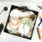 Candles Christmas Gift Box Velas Handmade Led Candles Glass Candlestick Dry Flower Scented Led Candles