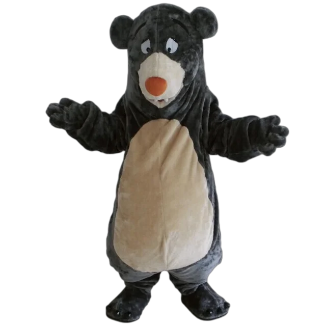 Soft Plush Baloo Bear Cartoon Mascot Costume Adult - Buy Baloo Bear Mascot  Costume,Baloo Bear Cartoon Mascot,Baloo Bear Cartoon Costume Product on  