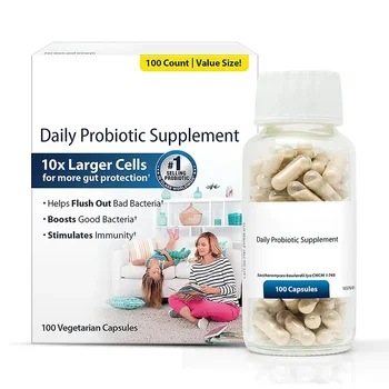 Wholesale Daily Probiotic Supplement Capsules Improve Digestive Probiotics Capsules Support Immune Health