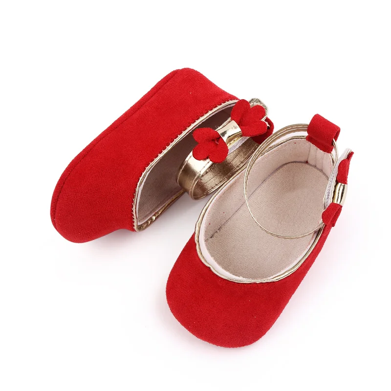 Wholesale Soft Sole Indoor Baby Newborn Infant Baby Girl Shoes 0-18 Months factory