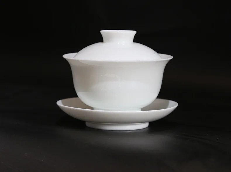 product wholesale customized handcrafted ceramic tea utensils tea set bowl cover household creative kung fu tea pot784-5