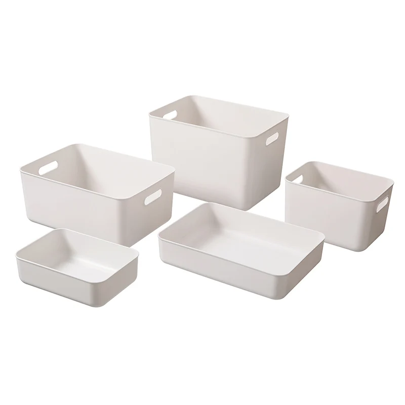 New Product Color Home Kitchen Bathroom Living Room Wardrobe Clothes Cosmetics Toys Sundries Plastic Storage Box Bins With Lid