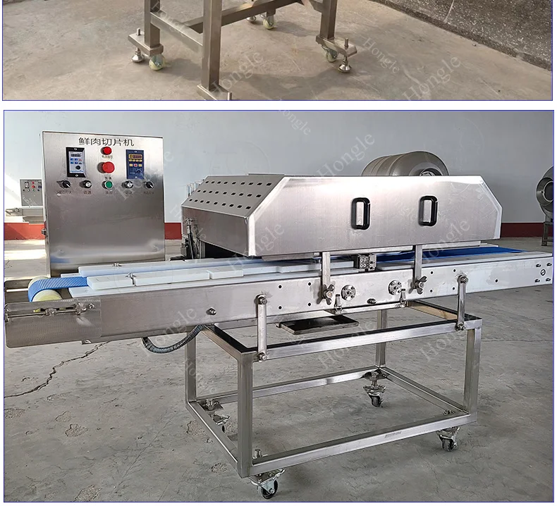 Meat Strip Cutter Fresh Beef Jerky Slicer Flake Pork Meat Cutting Slicing Machine Chicken Breast Slice Making Machine manufacture