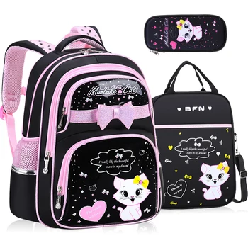 Korean schoolbag primary school students 1-3-4-6 grade 5 children's schoolbag 6-12 years old cute girl backpack