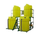 Chemical Water Treatment 80litre Rectangle PE Chemical Tank Water Treatment System