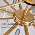 Pendant Light Lamp Newest Design Grand Project Pendant Lamp Villa Home Hotel Crystal Chandelier Light