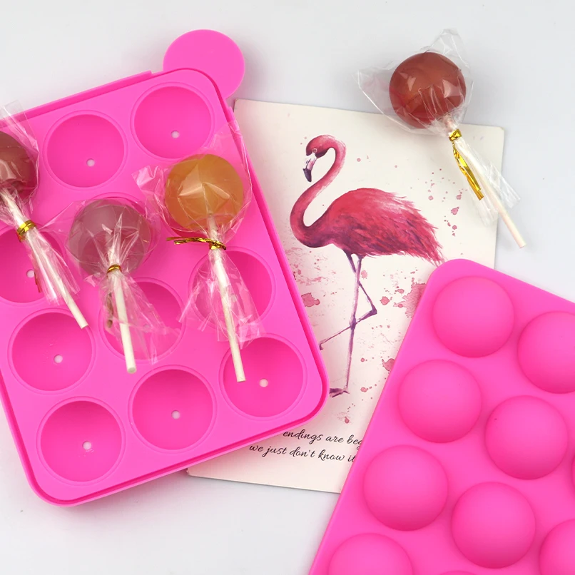 Details about   Silicone Round Shape Candy Chocolate Mold Lollipop Making Mold 12 Capacity 