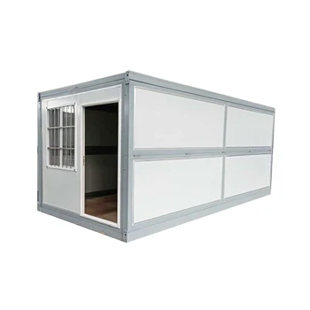 Easy Install 20 Ft Refugee Houses Camps Temporary Shelter Site Office Prefab Folding Container House