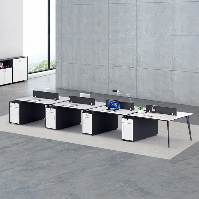 Computer Modern Adjustable Luxury Pc Wooden Furniture Manager White Table Executive Office Desk