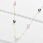 Pearl Necklace Pearlnecklace Simplicity Accessories Jewelry Hawaiian Splicing Pearl Long Thin Chain Necklace