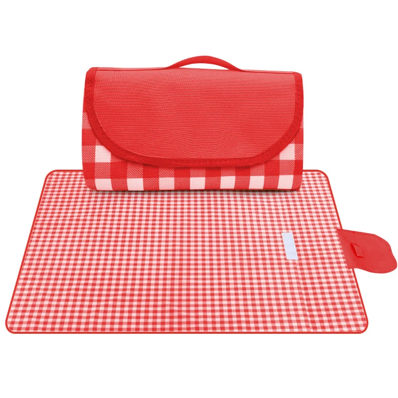 Custom Portable Foldable Picnic Mat Fashion Styles for Outdoor Beach Camping with PP Material Logo Included factory