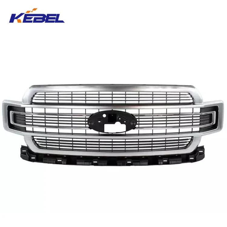 Premium Electroplated Strips Grille for a Luxe Upgrade - Top-of-the-line Car Front Grill for Ford F-150 2018-2020 details