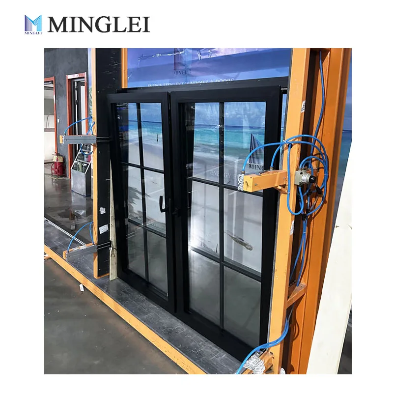 product nfrc standard european style energy efficient thermal break aluminum windows triple glaze tilt turn window with grid-5