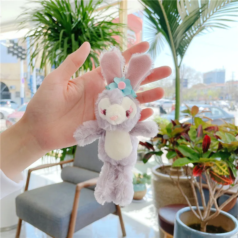 Hot sales Kawaii StellaLou Cartoon Rabbit Anime Llaveros Cute Kids toys Plush Toys Plush key chains