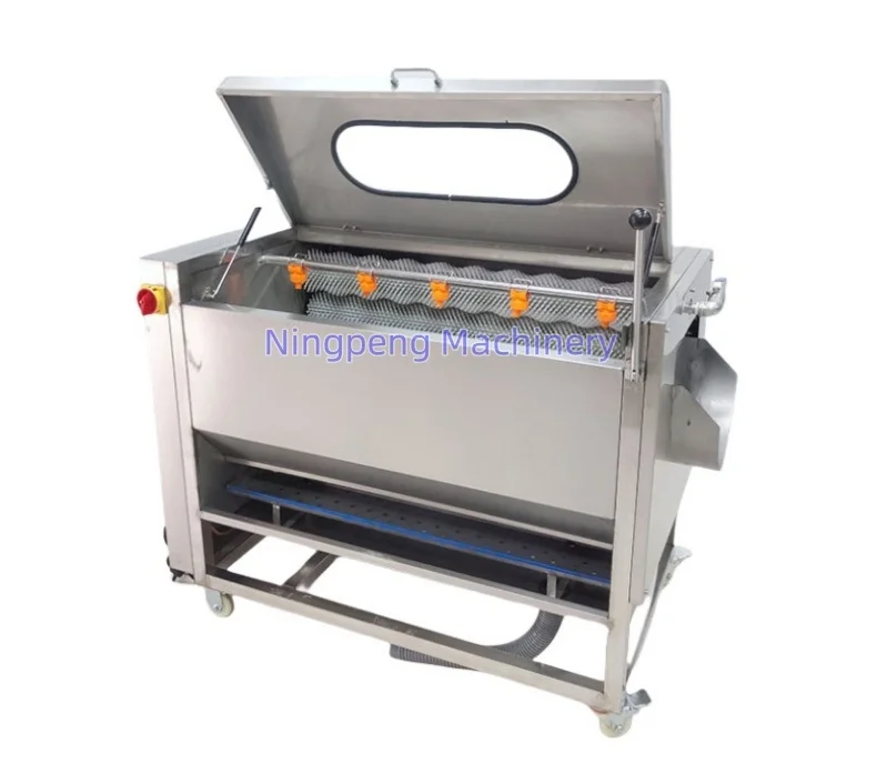 ginger/cassava/yucca/yam/jicama/yacon/beetroot peeling and washing machine root vegetable potato carrot radish peeling machine