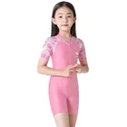 Styles For Girls Skirt Pink Short Sleeve Different Styles 2 Piece And Bodysuit Swimwear For Girls With Skirt