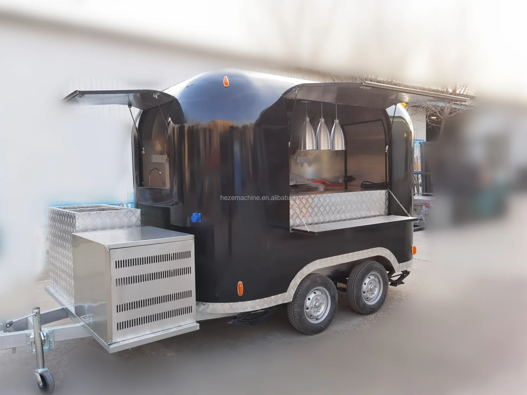 Concession Trailer Fast Food Stalls Mobile Coffee Kiosk Food Van