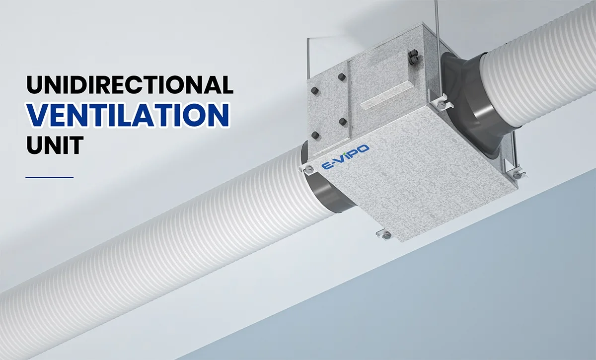Pressure Air Ventilation Fan, E-VIPO, Ceiling, PIV - detail 2