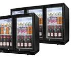 Glass Door Fridge Mini Fridge Glass Door Cold Drink Refrigerator Beer Bottle Display Fridge