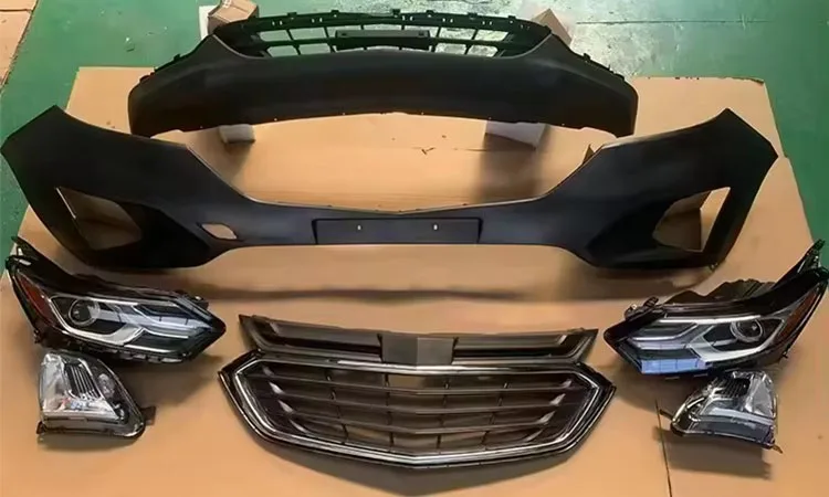 KEBEL Auto Parts Head Lamp Front Bumper Set Body Kit Car Bumpers for Chevrolet Equinox 2017 2018 2019 2020 details