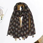 Long Scarf Long Scarf Scarf Scarf 2020 Fashion Print Long Shape 90*180cm Spring Tassel Scarf
