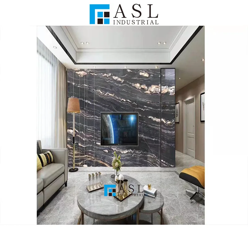 Nero Portoro ceanic golden types of marbles slabs black and gold wall panel background marmol con dorado marble slab