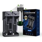 Factory Universal Usb Rechargeable Li Ion Battery Chargers Lithium 10440 14500 18650 2 Slots Battery Charger