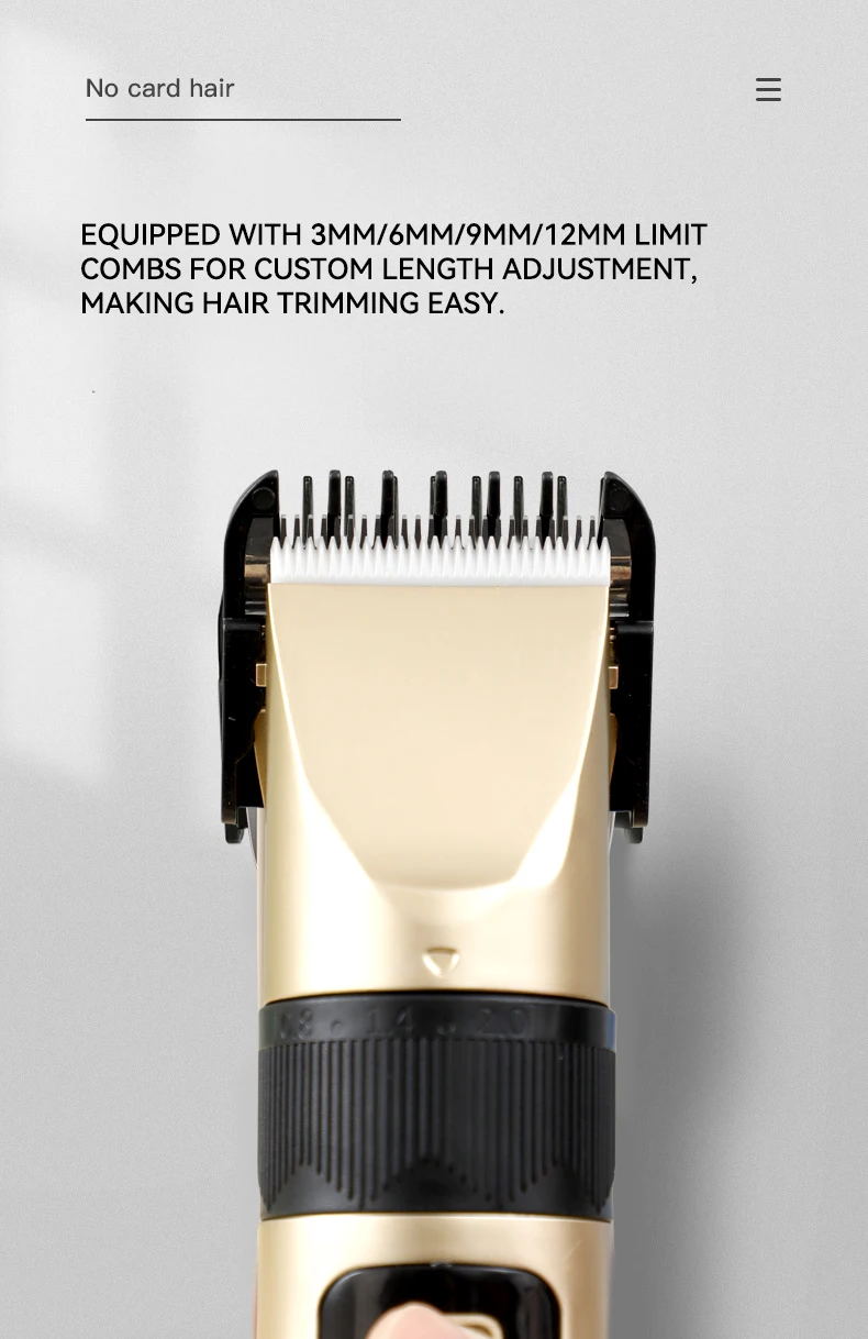 Wholesale Pet Electric Clipper Safe Dog Cat Hair Trimmer Professional Grooming Tool Pet Supplies manufacture