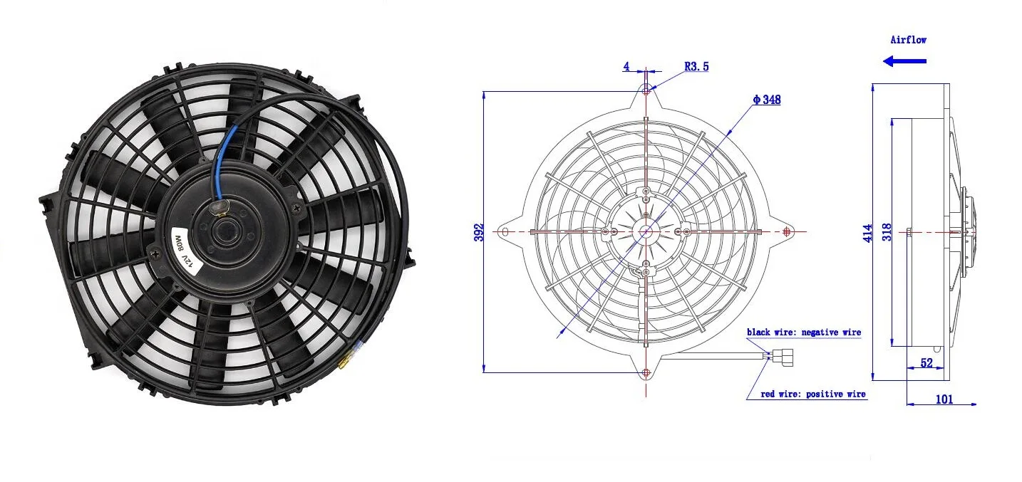 Square Frame Axial Fan, YWF4D-600, 400(V), Electric - detail 2